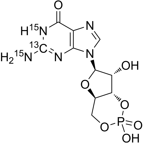 Cyclic GMP-13C,15N2